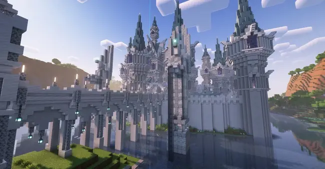 bí quyết xây lâu đài trong Minecraft đẹp