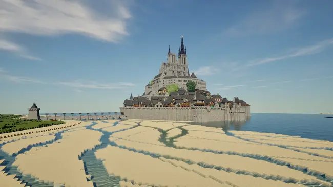 bí quyết xây lâu đài trong Minecraft đẹp