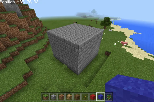 sử dụng lệnh Fill trong Minecraft