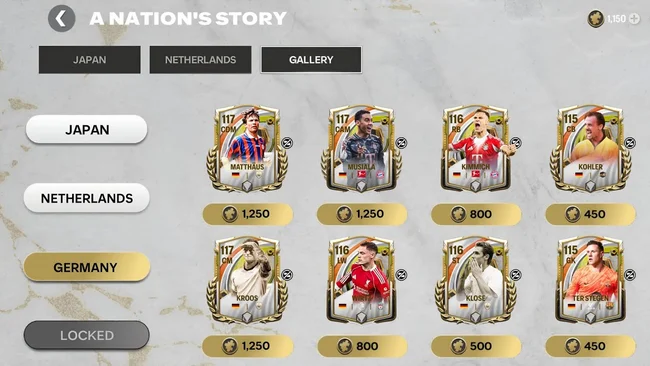 Team of the year FC Mobile