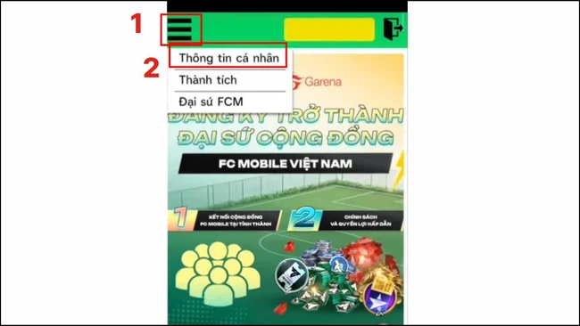 phần thưởng FC Mobile