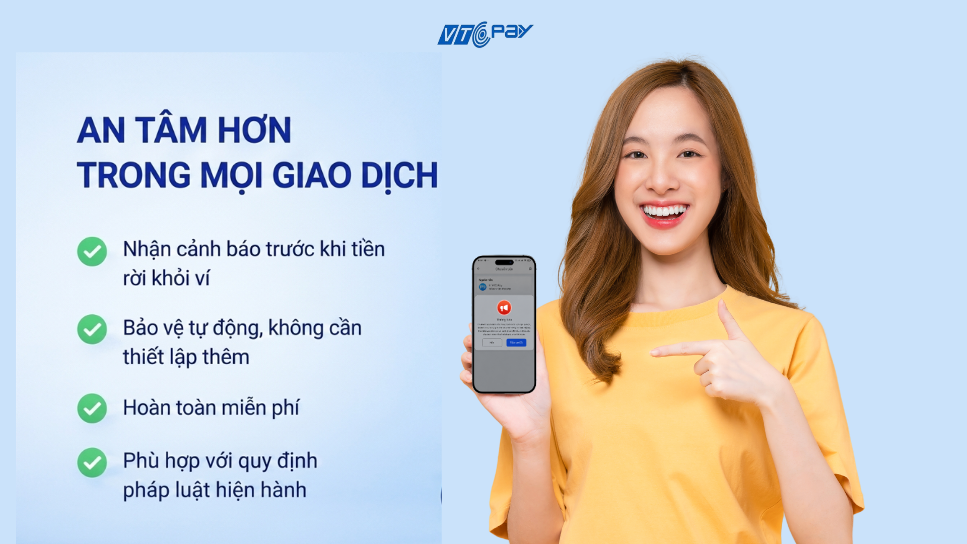 Giao dịch an toàn hơn với Ví VTC Pay