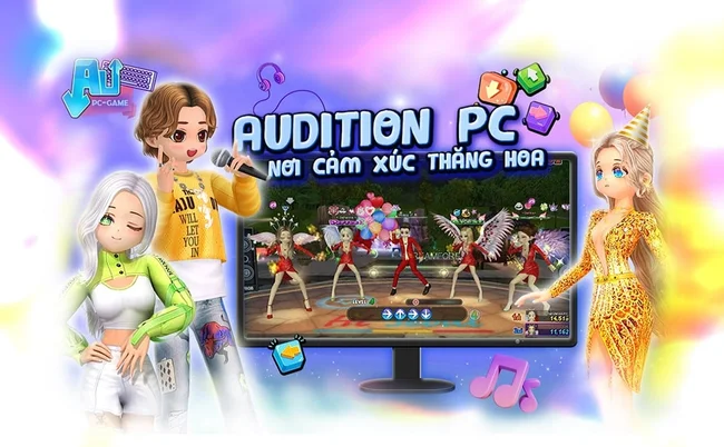 tạo tài khoản Audition