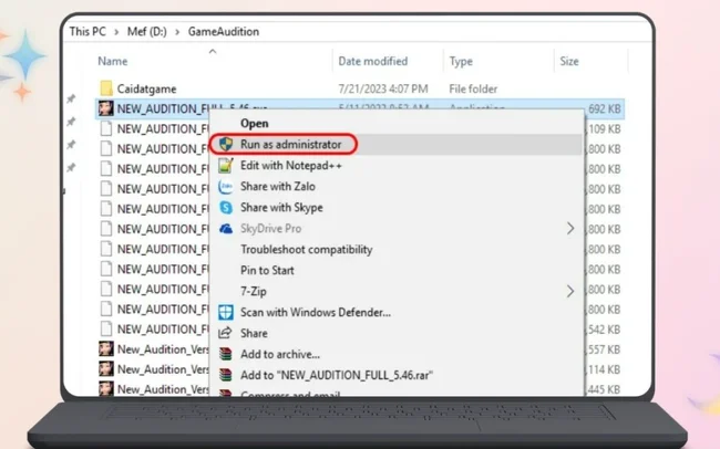 cách tải Audition