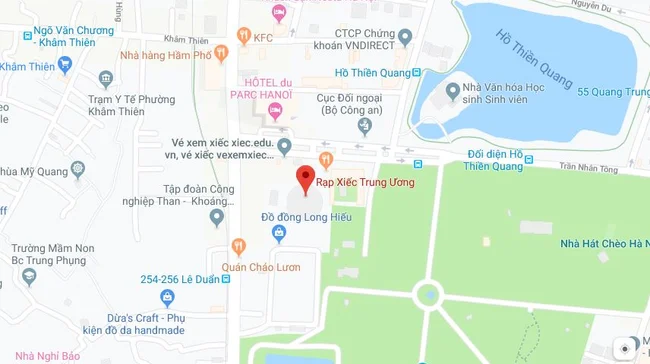 Rạp xiếc Trung Ương ở đâu