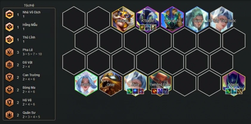 tft tái hiện