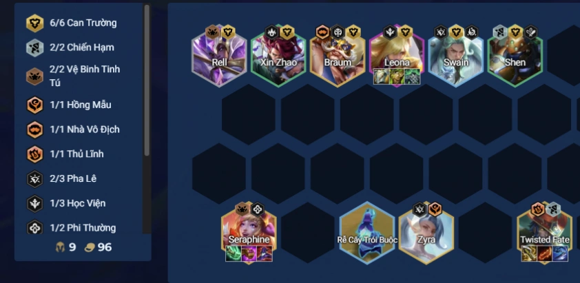 tft tái hiện