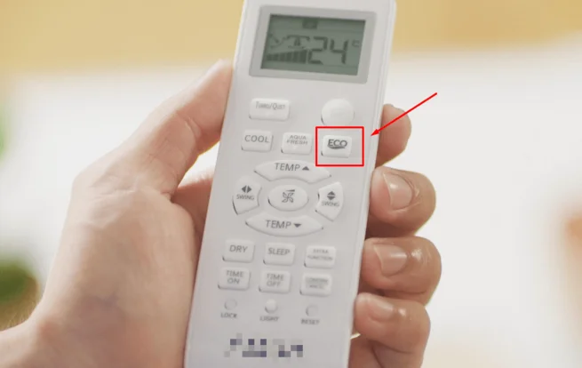 các nút trên điều khiển điều hoà hiệu quả