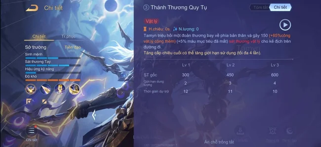 chiêu thức Tamyn 