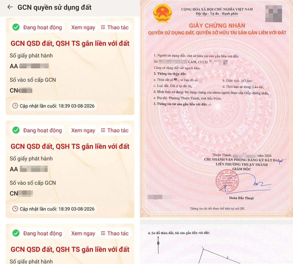 sổ đỏ điện tử