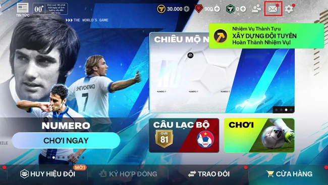 Cách đồng ý kết bạn trong FC Mobile