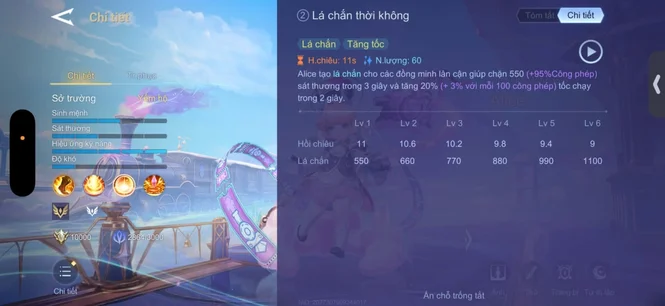 Bộ kỹ năng Alice Liên Quân