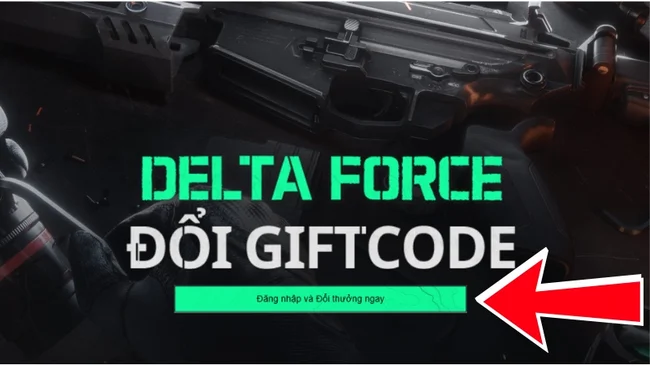 cách nhập code gift Delta Force