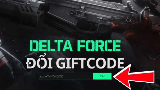 cách nhập code gift Delta Force
