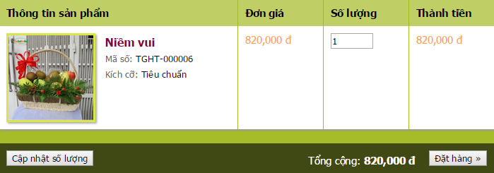 Huong dan dat hoa truc tuyen qua Cong thanh toan VTC Pay 2