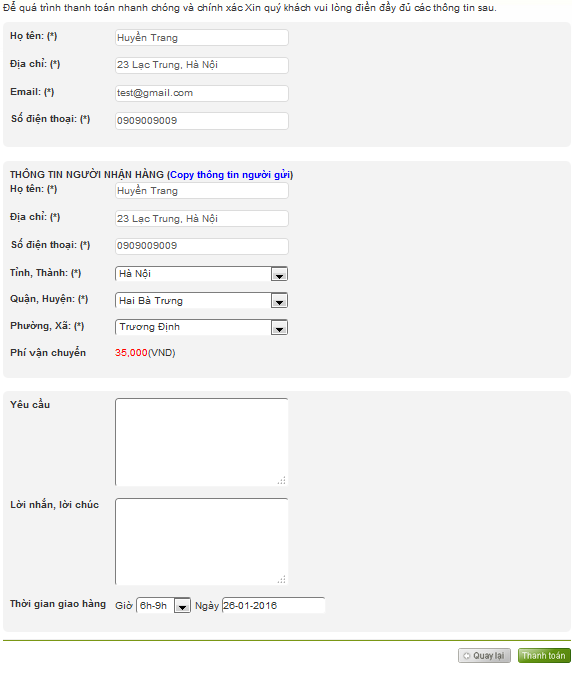 dat hoa online qua VTC Pay 4