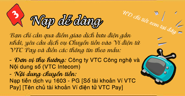 nap tien vi dien tu vtc pay tai buu dien 3