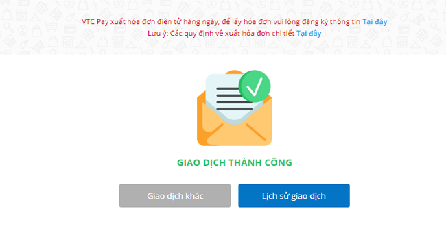 giao dich thanh toan thanh cong 